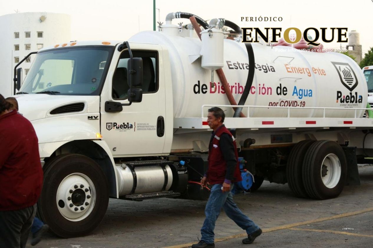 Ayuntamiento abastecerá diariamente 90 mil litros de agua potable en colonias populares