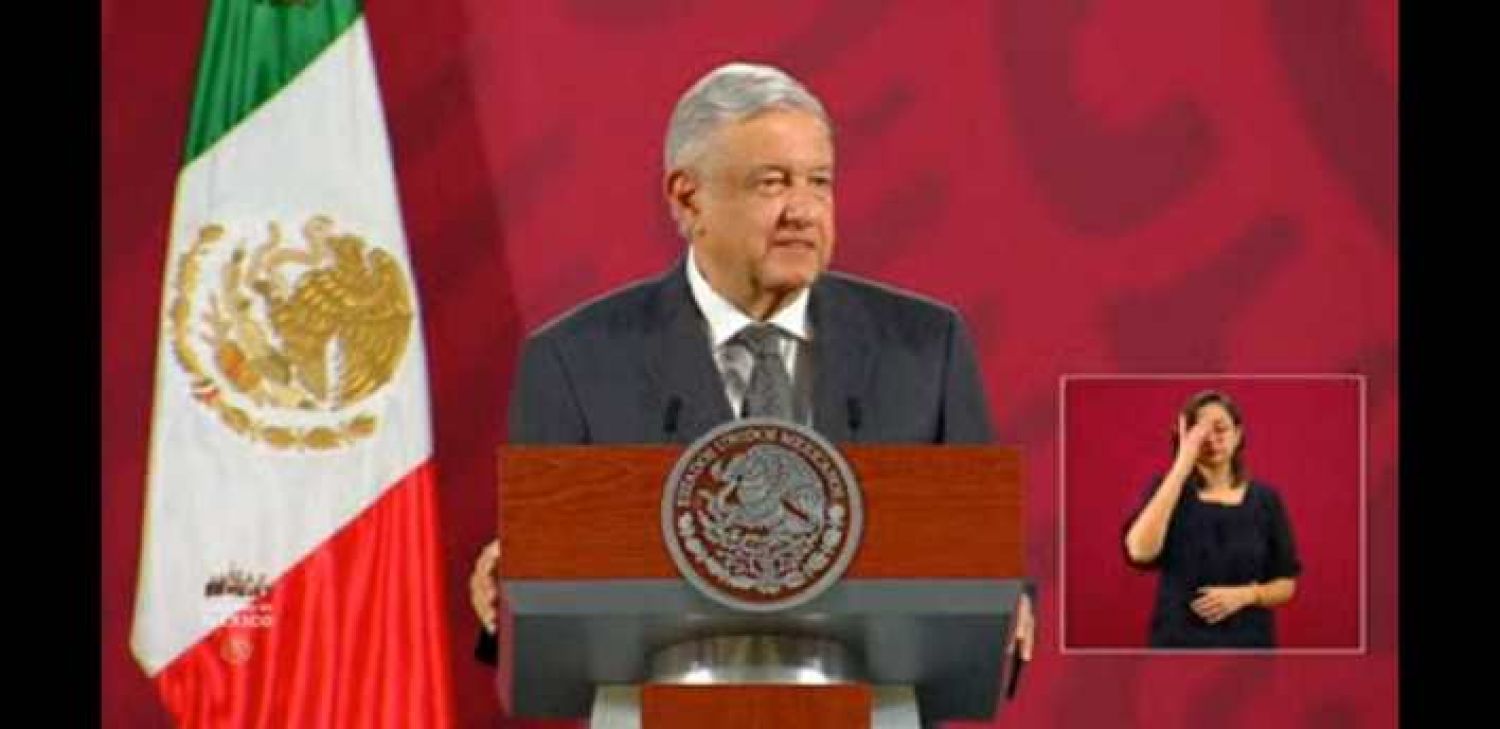 AMLO propone dar 'banderazo' de inicio de obras del Tren Maya por teleconferencia