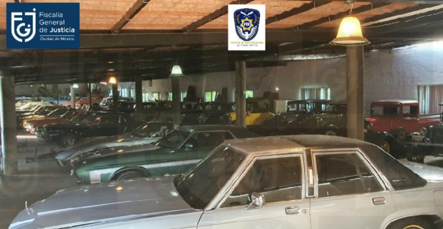 Aseguran 41 autos clásicos y obras de arte; estarían relacionados con exfuncionario de CDMX