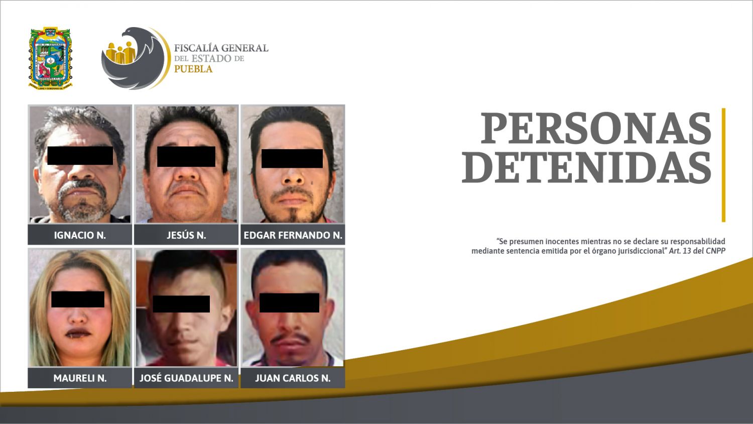FGE Puebla detuvo a 6 personas en cateo y detección de toma clandestina