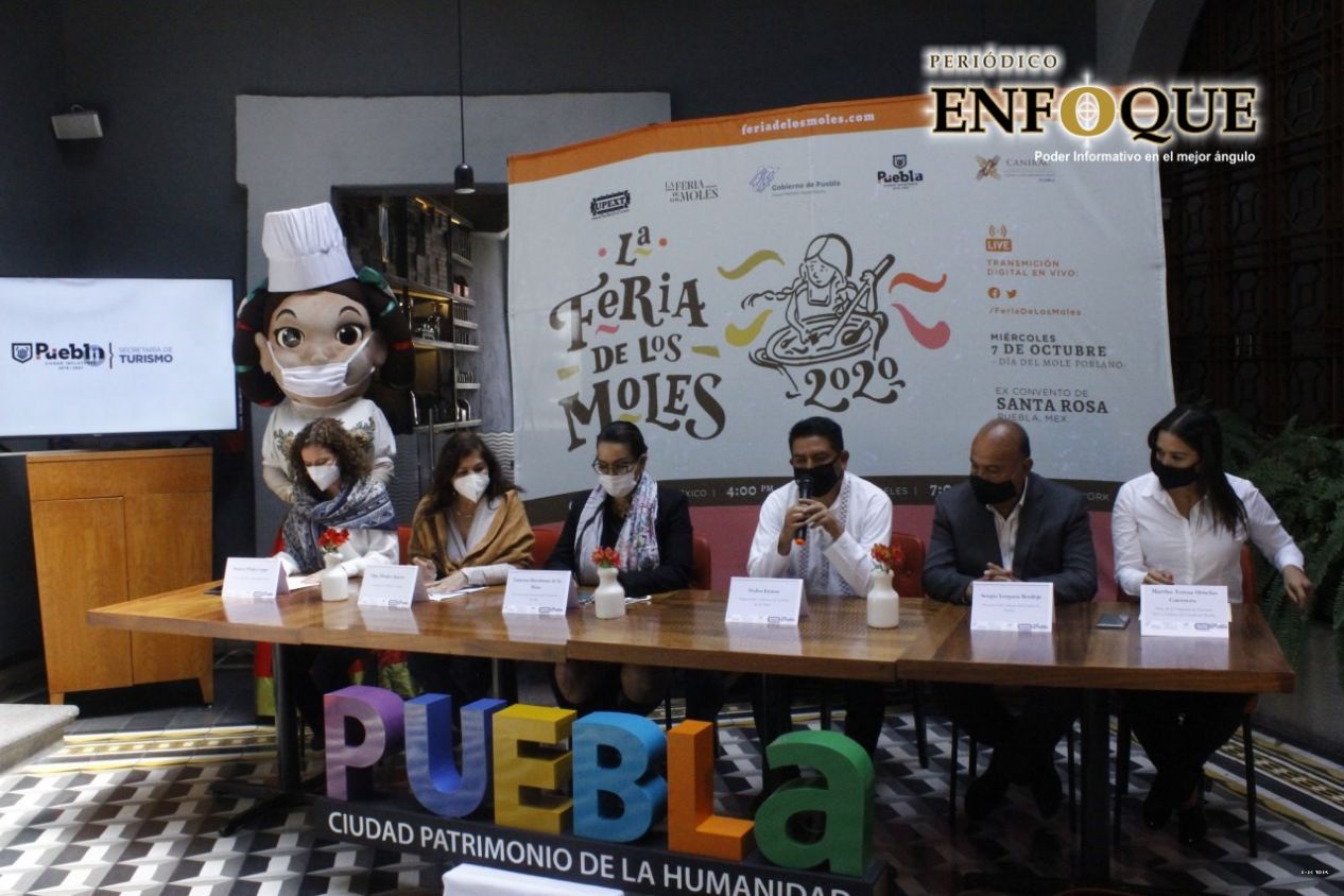 Puebla será sede de la Feria de los Moles 2020