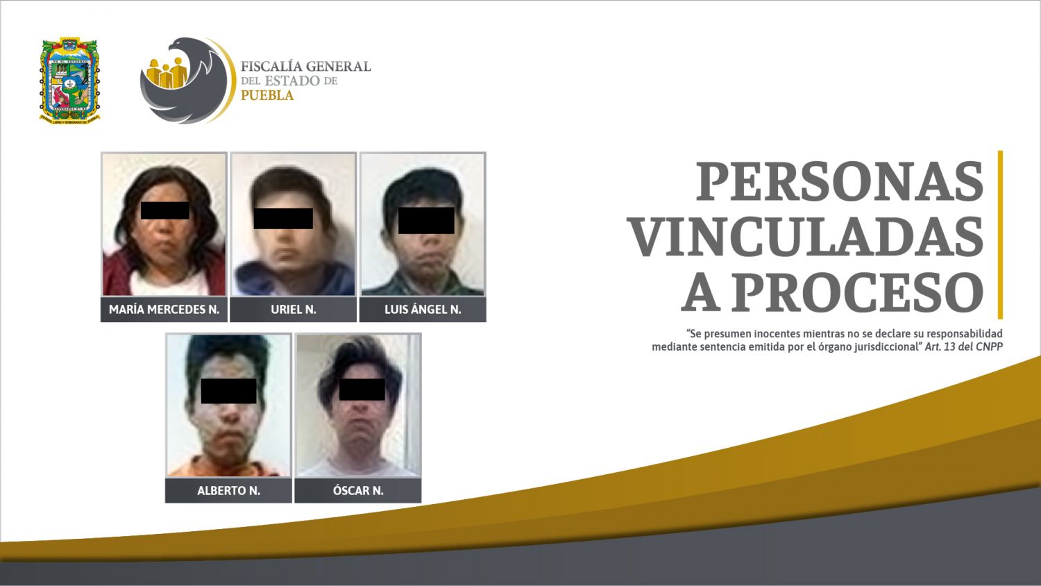 Cinco personas en prisión por posesión de droga en área metropolitana