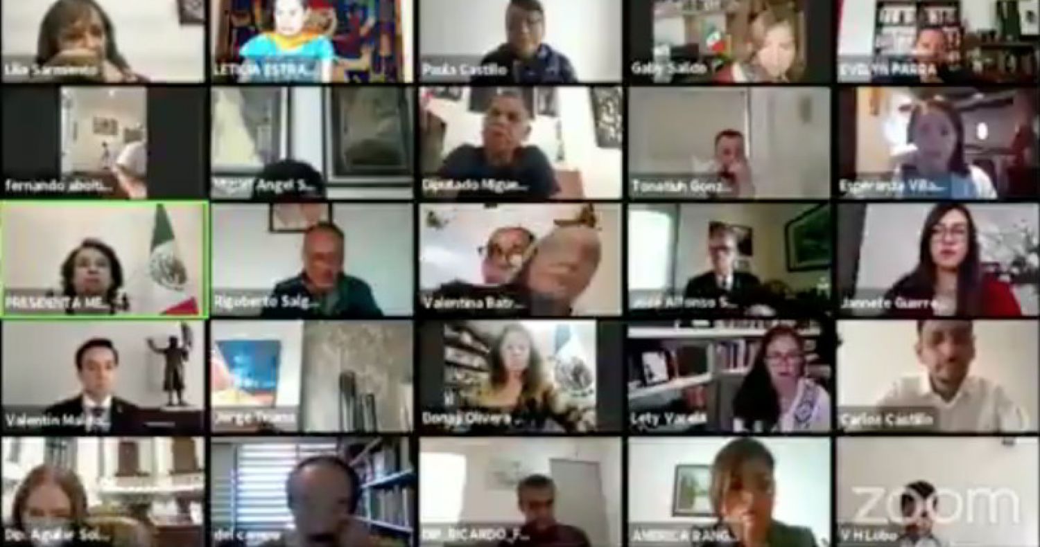 Diputada de Morena intenta simular su presencia en videoconferencia y la descubren