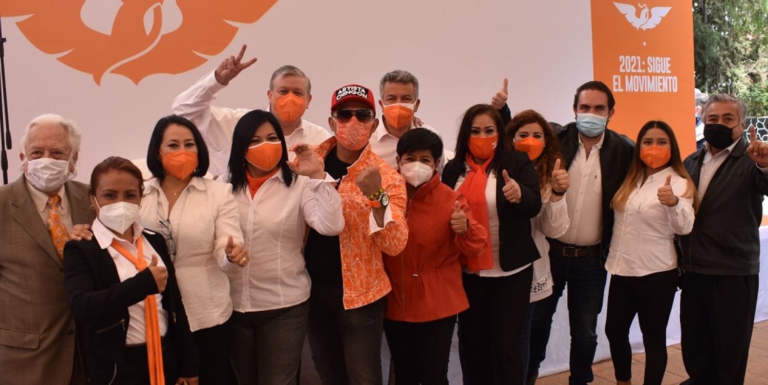 Movimiento Ciudadano de Puebla efectuó la Toma de Protestas de sus candidatos a Diputaciones Federales. 