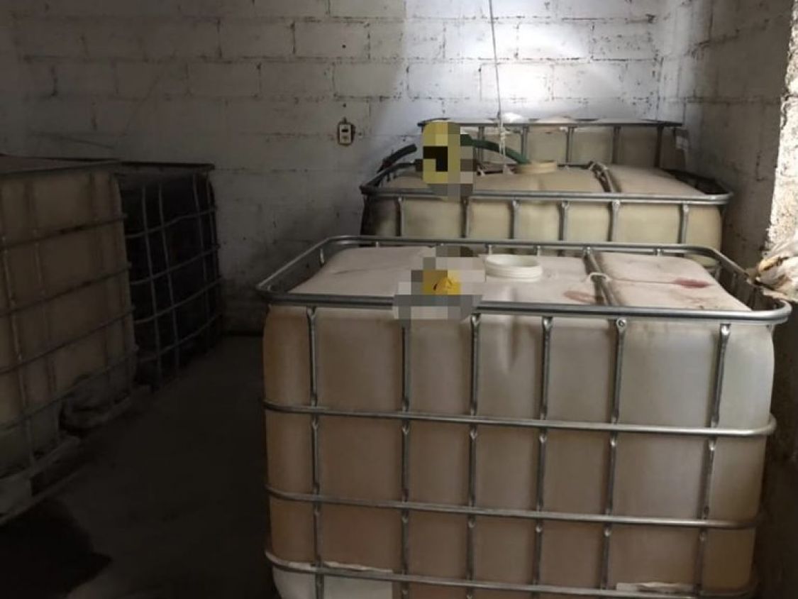 FGR decomisó 13 mil litros de combustible que fueron extraídos a través del drenaje