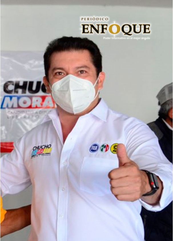 Chucho Morales busca el voto en Tepeaca; con iniciativas buscará reactivar la economía de la región 