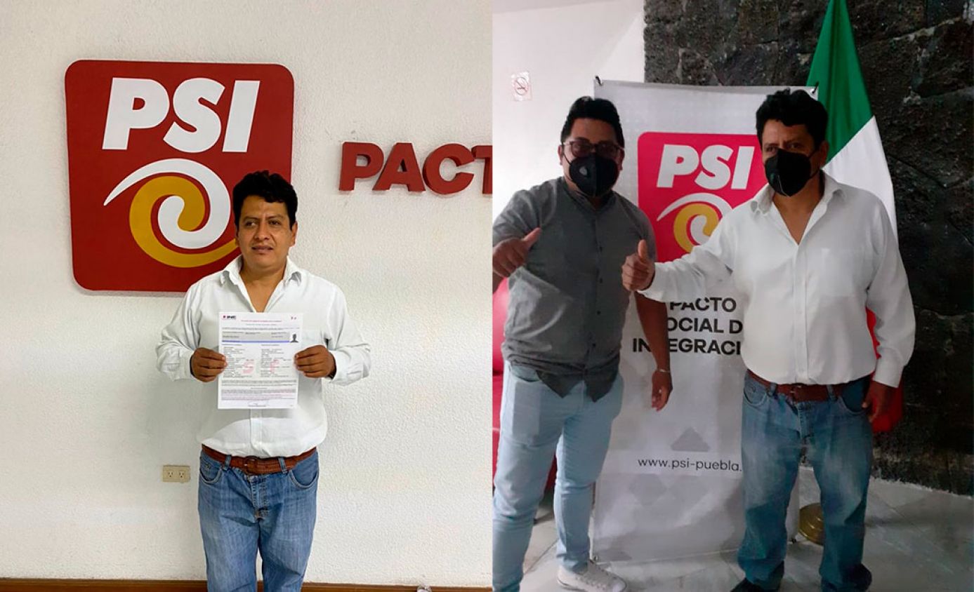 PSI registra como candidato a la presidencia municipal de Coxcatlán a Aarón Castillo Delgado