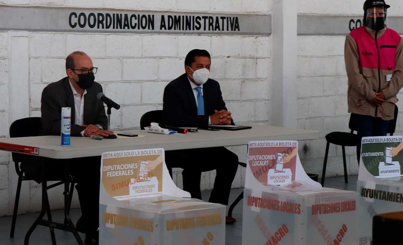 INE E IEE Puebla dan a conocer medidas  de sanidad para la elecciones este 6 de junio