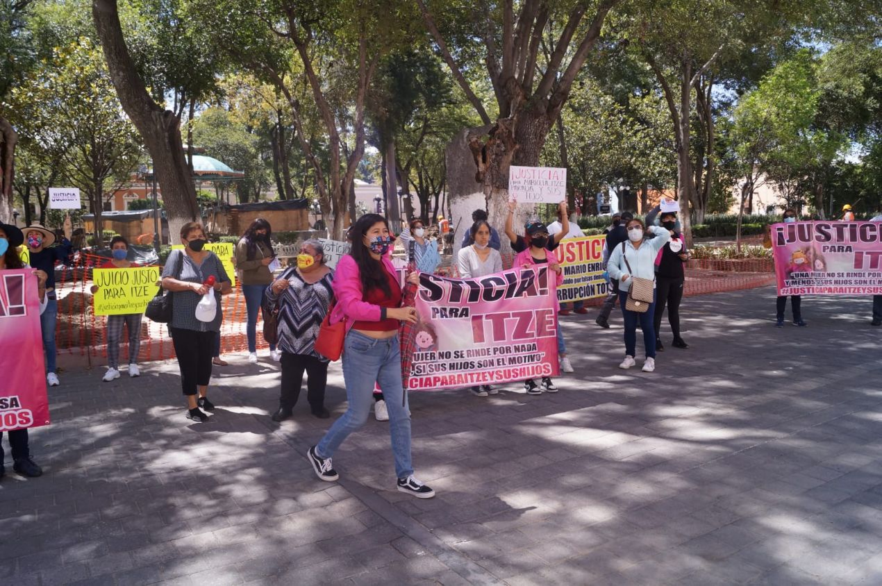 Exigen juicio justo para Itze N., familiares marchan en la capital 