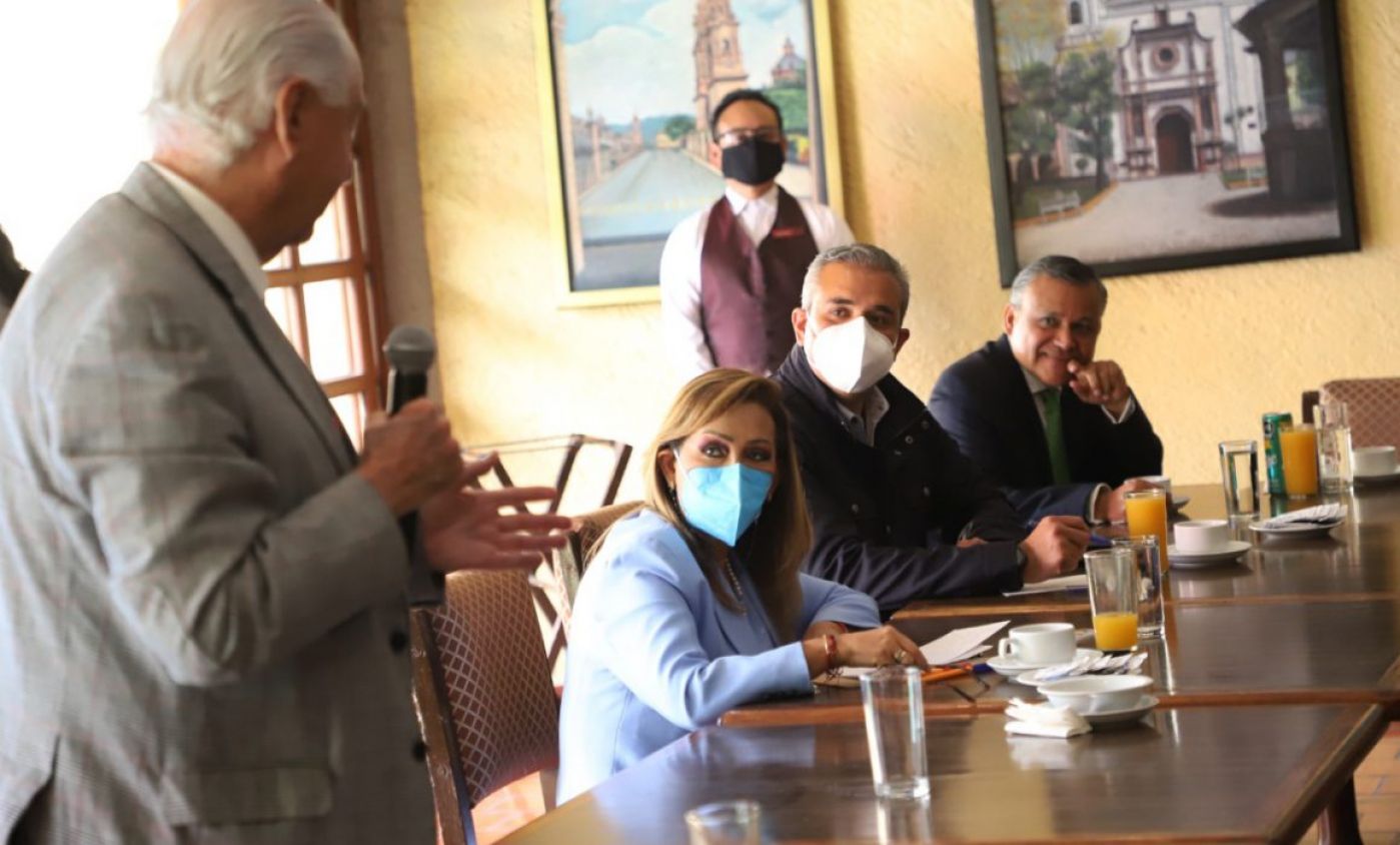Promueve Lorena Cuéllar a Tlaxcala con sector empresarial mexiquense