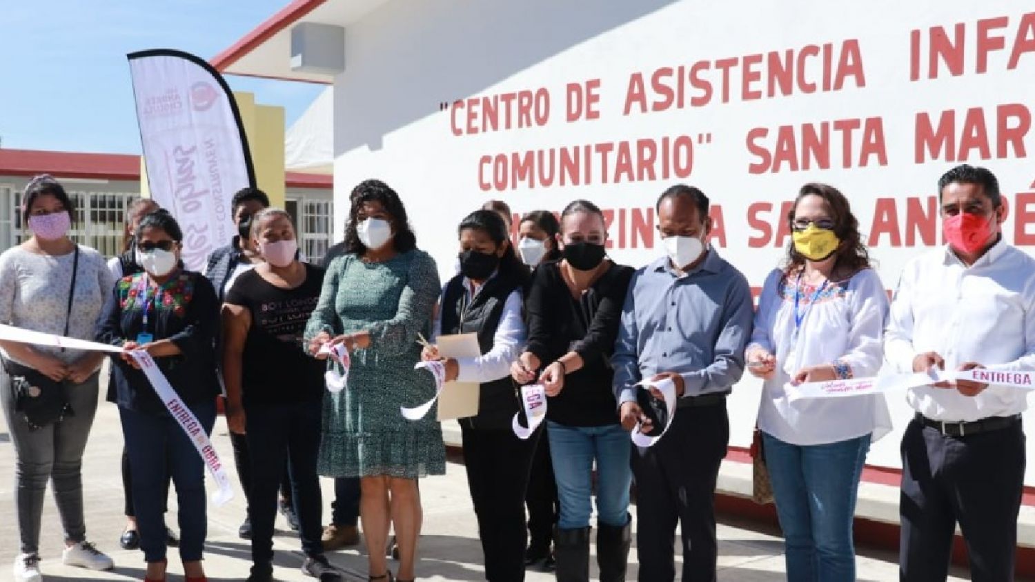 Ayuntamiento de San Andrés Cholula inaugura las nuevas instalaciones del CAIC de Tonanzintla 