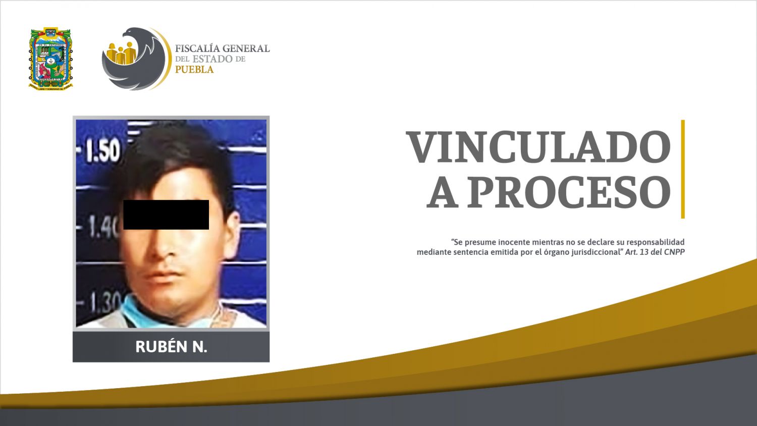 Rubén N. presunto homicida de un maestro, en prisión preventiva