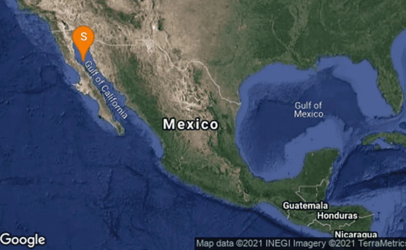 Sismo magnitud 4.2 sacudió el mar de Sonora