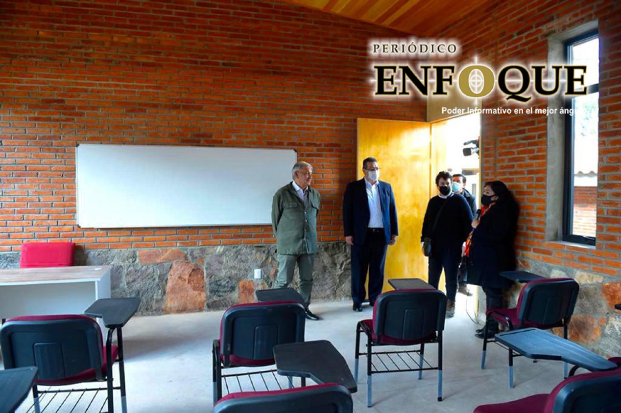 Inaugura AMLO en Tlaxcala primera etapa de la Universidad del Bienestar con sede en Xaltocan