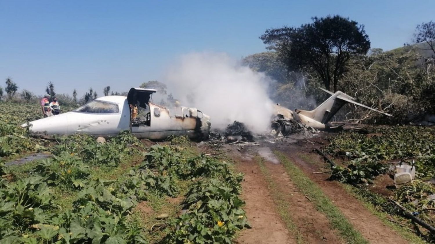 Se accidenta avión de la Fuerza Aérea antes de aterrizar en Xalapa