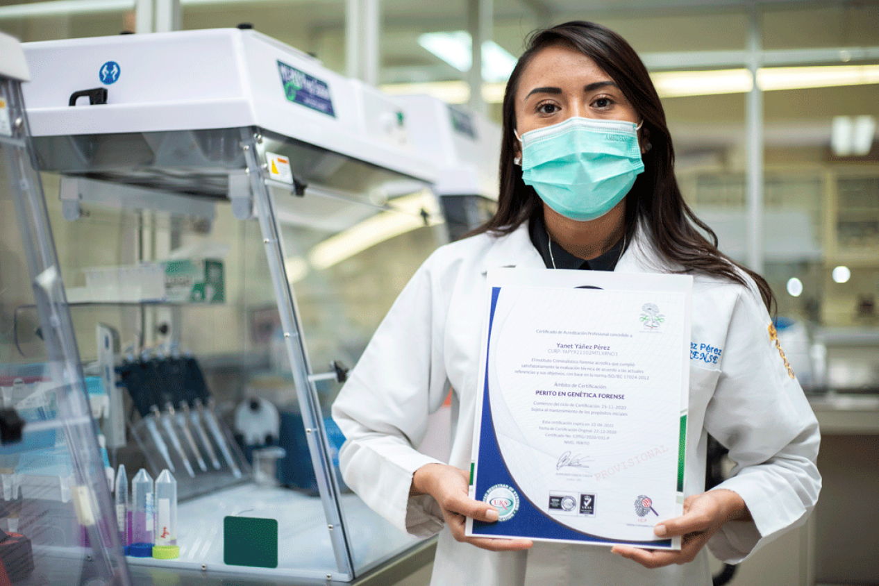 Peritos de la PGJE obtienen certificación internacional en genética forense
