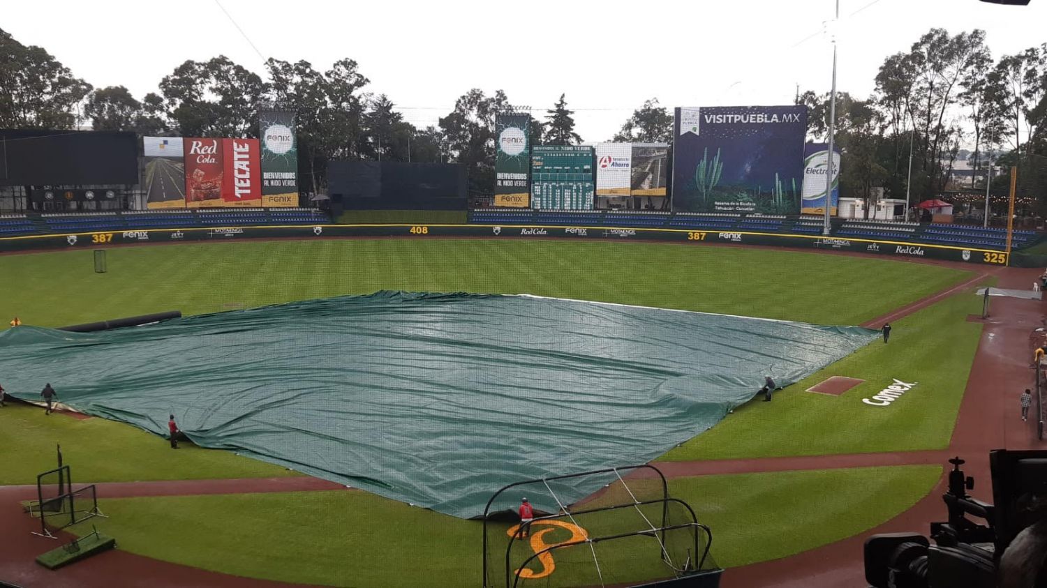 La lluvia sigue siendo el mayor enemigo de Pericos