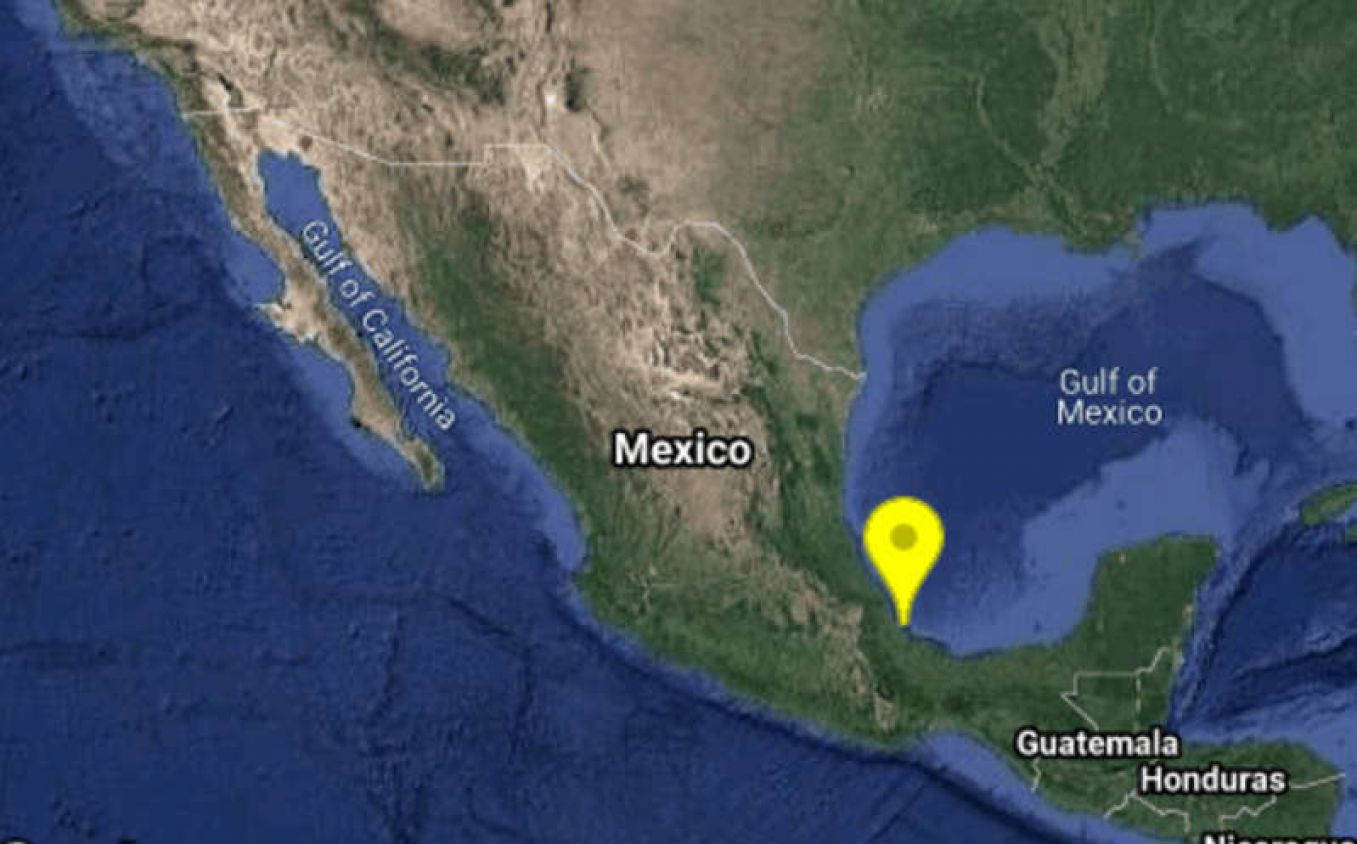 Durante madrugada sacude a Veracruz sismo de 4.9 