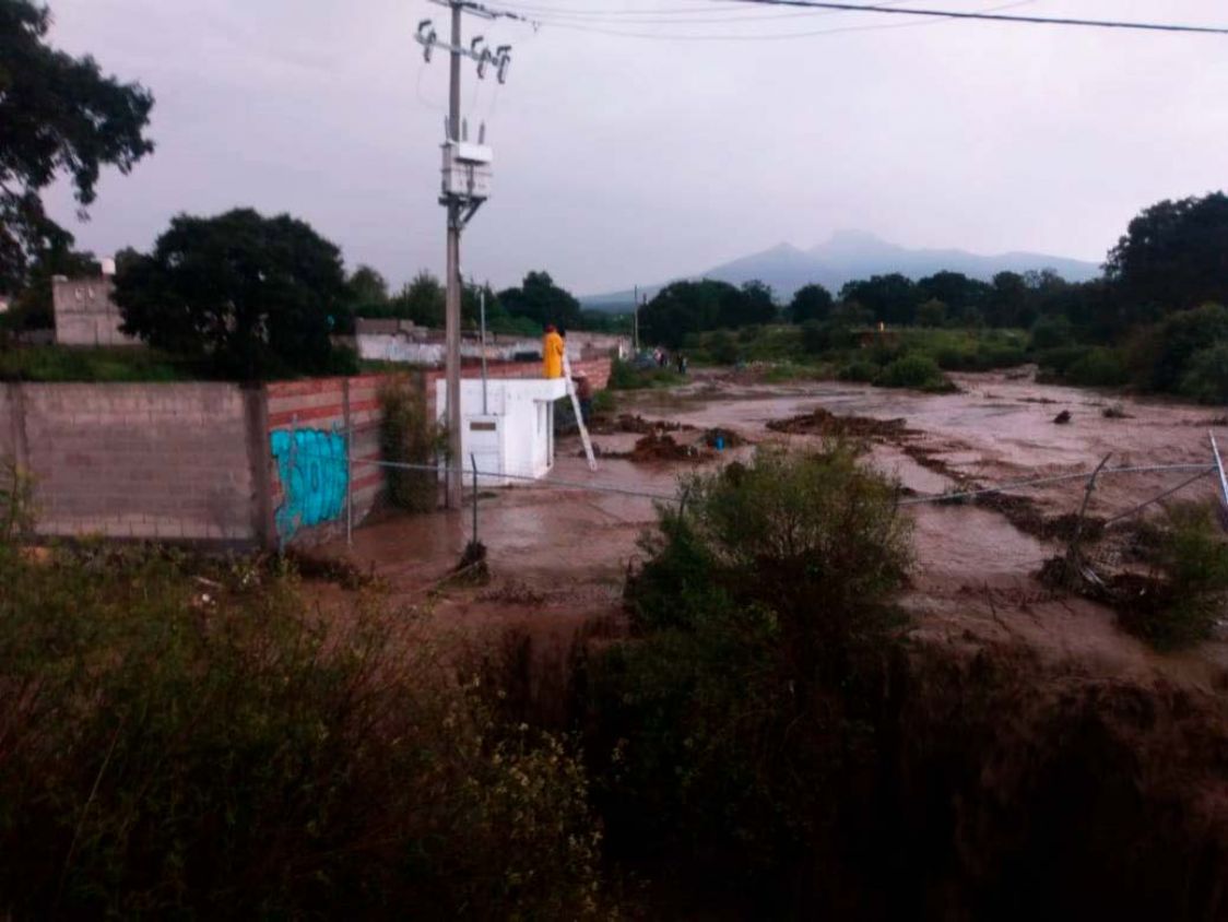 Amozoc y Acajete afectaciones en viviendas a causa de las lluvias 