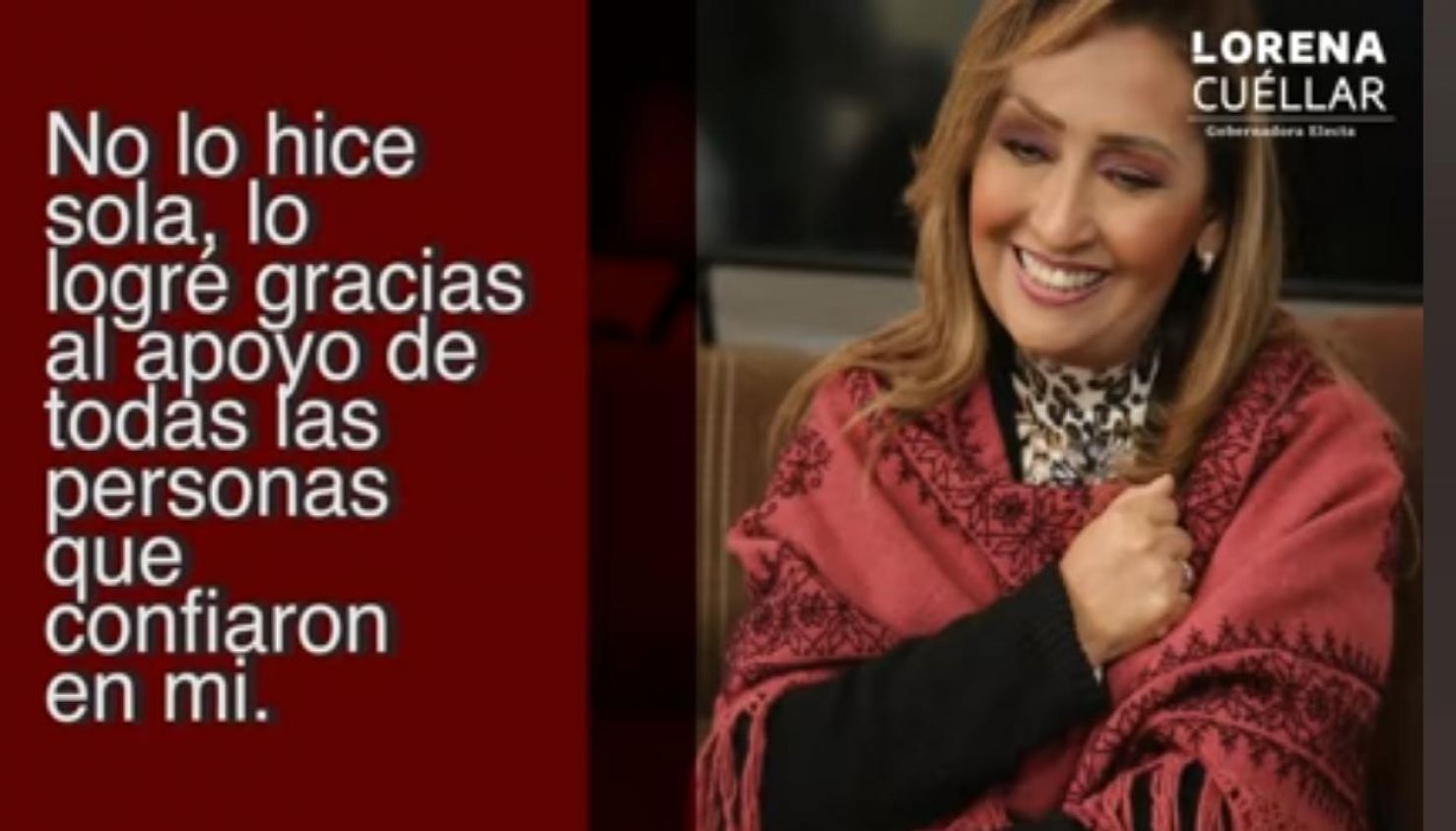Casi lista gira de agradecimiento de Lorena Cuéllar 