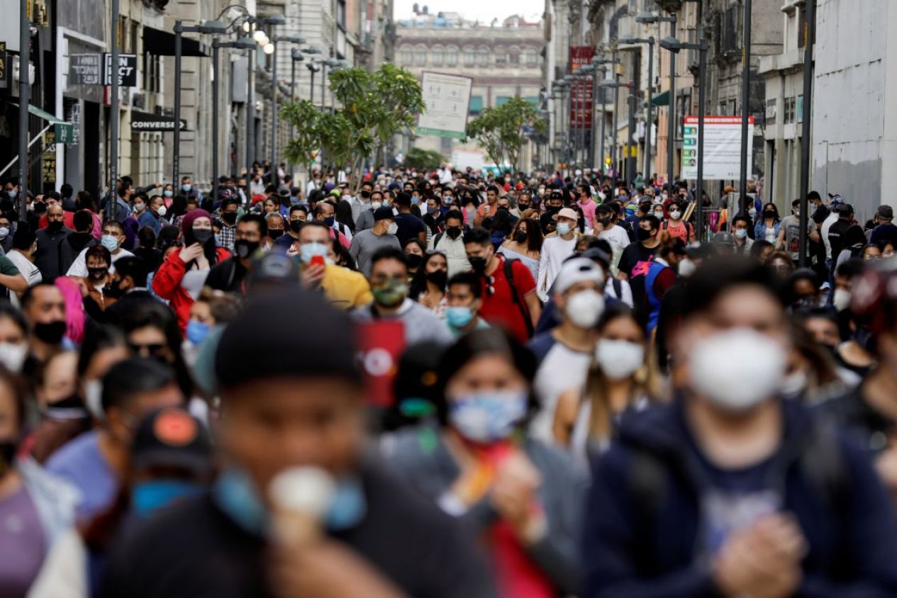 México registra 13,853 nuevos contagios una de las cifras más altas desde febrero