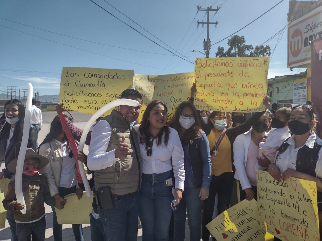 Piden a Lorena Cuéllar hacer auditoría a alcalde de Cuapiaxtla 
