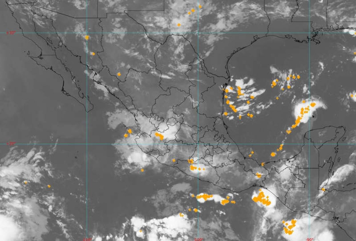 SMN advierte que habrán fuertes lluvias e intensas olas de calor en México