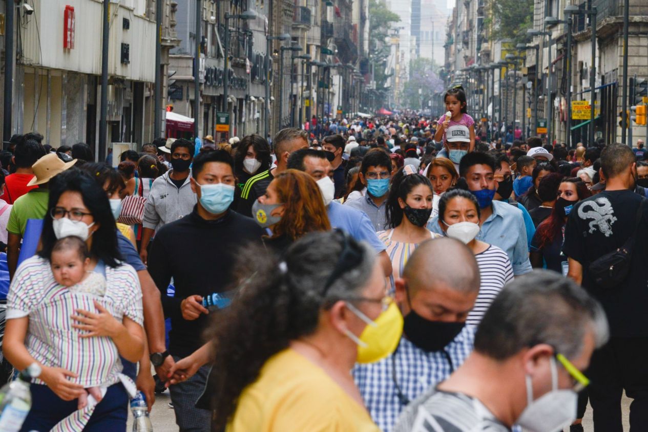 México registra en tercera ola por Covid-19, 19,223 casos de contagio en un día