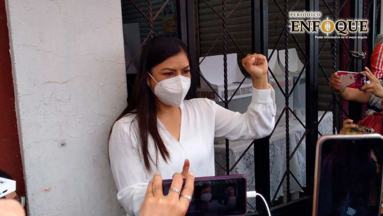 Espera Claudia Rivera resultados limpios en jornada electoral