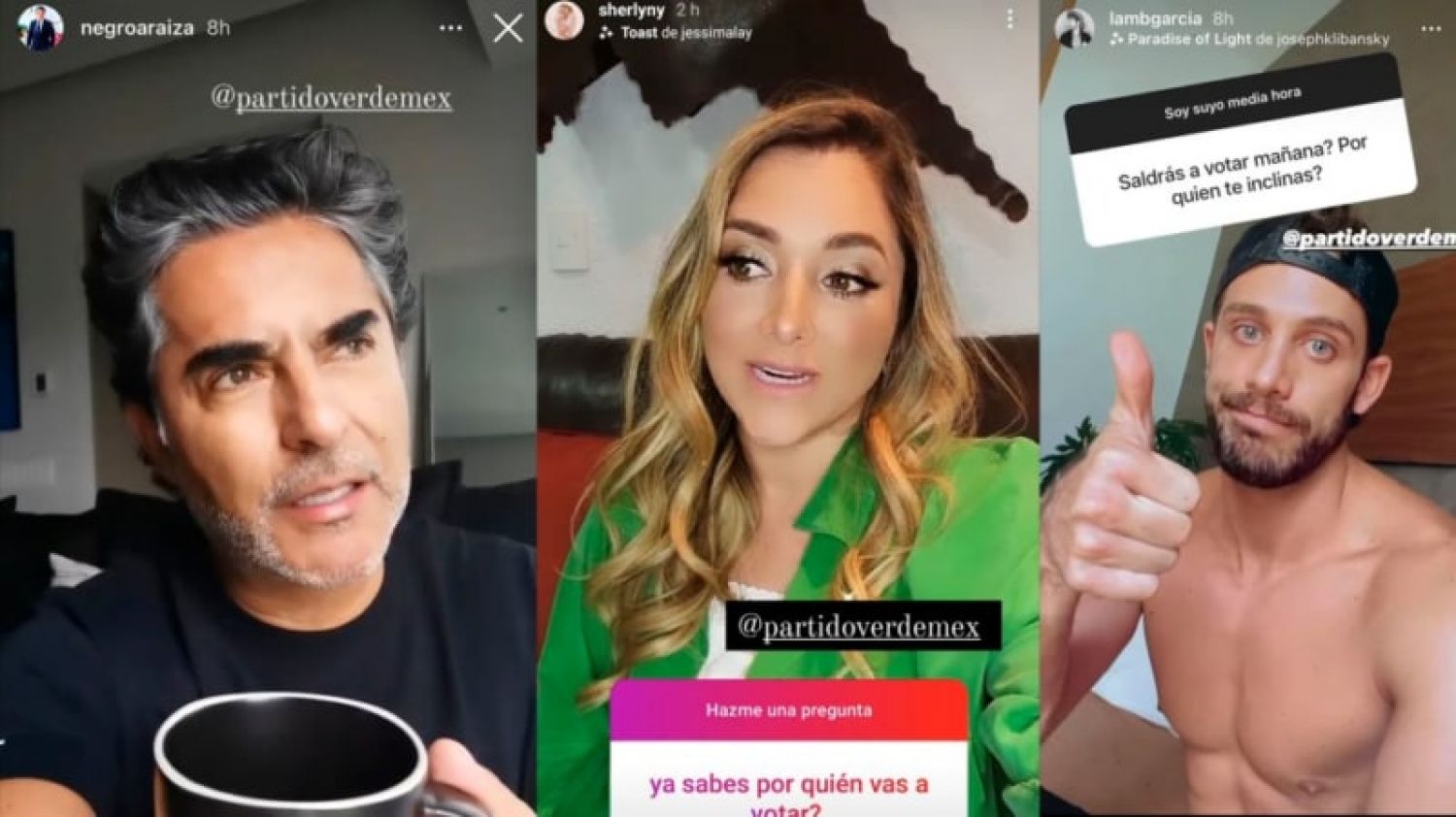 Revés al Partido Verde: ordenaron retirar propaganda ilegal de famosos en plena veda electoral