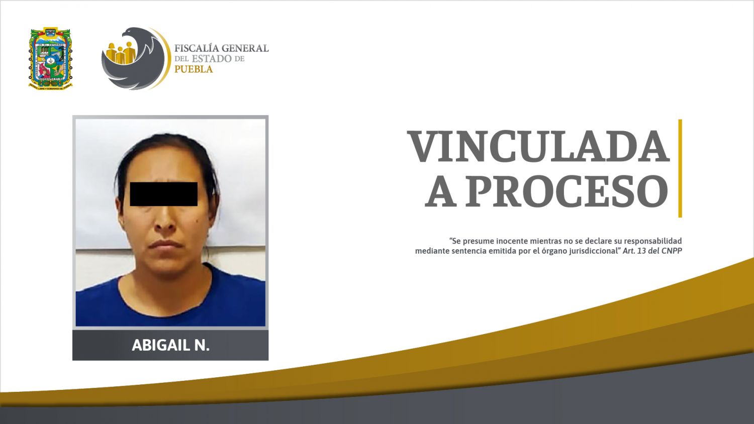 Vinculación a proceso de madre por violación equiparada contra su hija menor