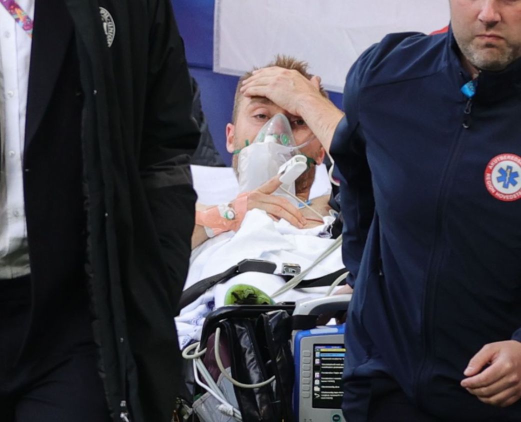 Tras su colapso, le implantarán un desfibrilador automático a Christian Eriksen