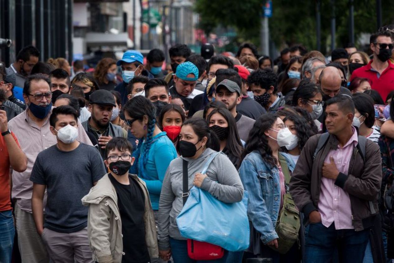 México llega a un nuevo máximo de contagios por Covid-19, sigue el incremento del repunte