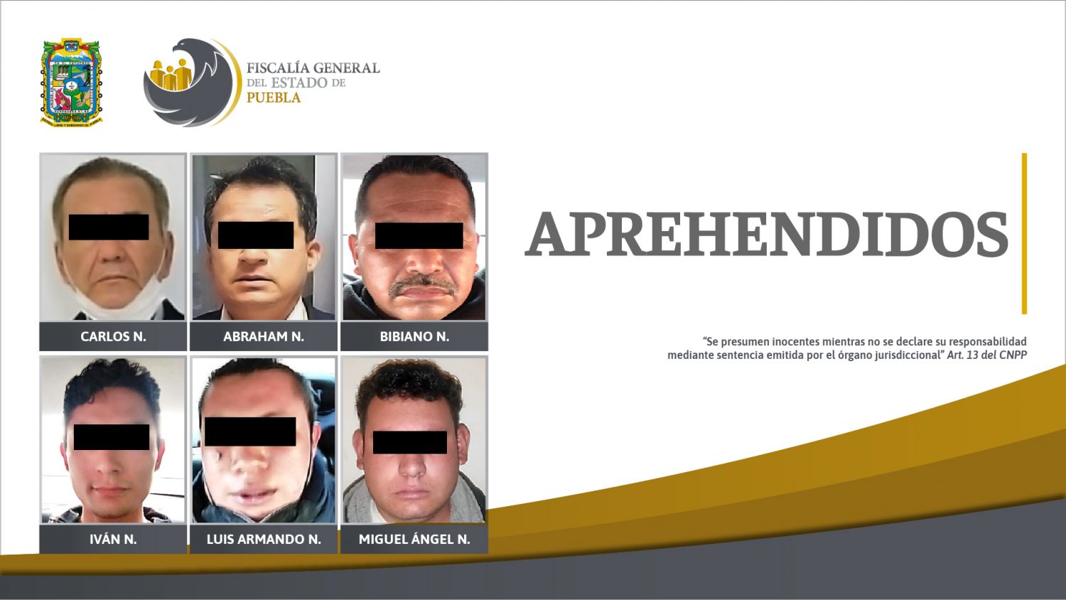 Fiscalía de Puebla aprehendió a seis funcionarios por la evasión de un preso