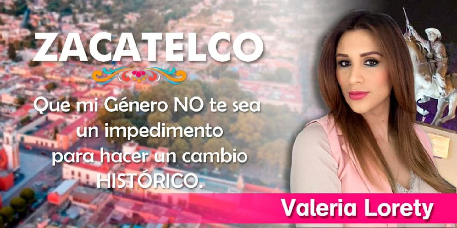 ¡Histórico! Mujer transgénero pretende competir por la alcaldía de Zacatelco