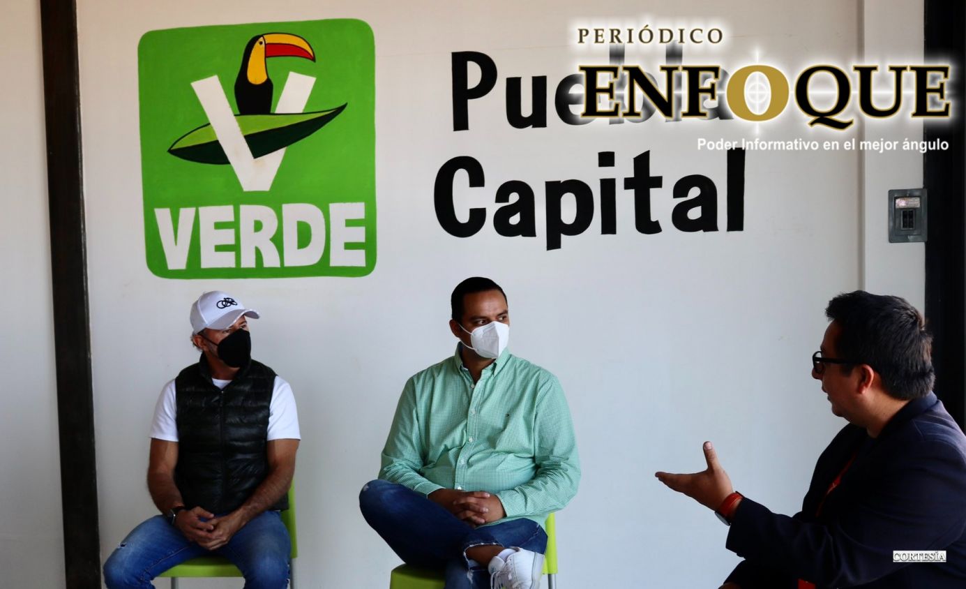 Dirigencia Municipal del Partido Verde visita a su candidato para la Alcaldía Roberto Ruiz Esparza. 