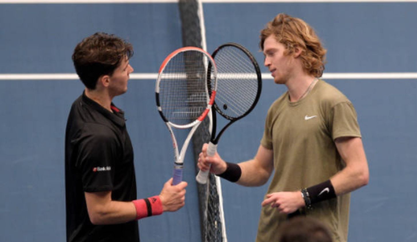 Dominic Thiem y Andrey Rublev jugarán un partido de exhibición en México en el mes de Septiembre. 