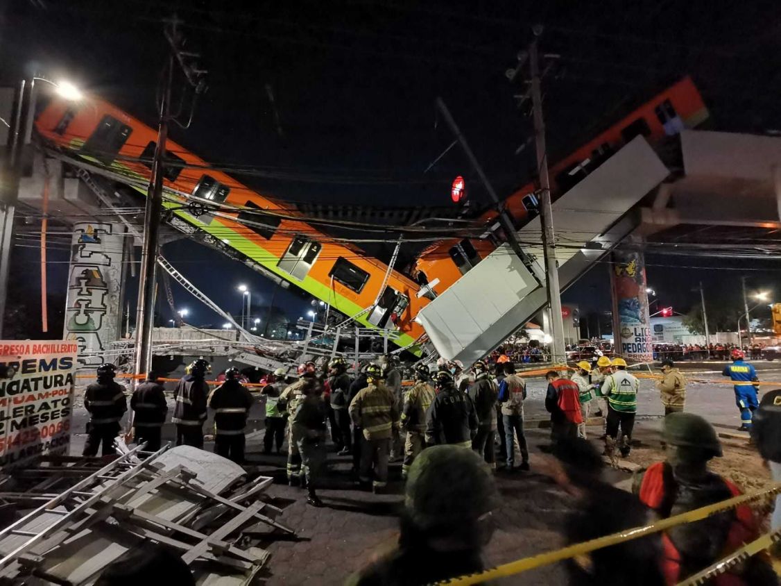 AMLO decreta tres días de luto Nacional por el accidente de la línea 12