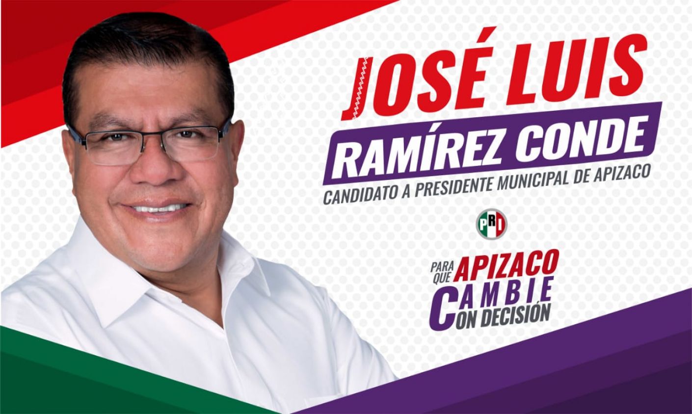 José Luis Ramírez arranca su campaña esta mañana abanderado por el PRI en Apizaco.