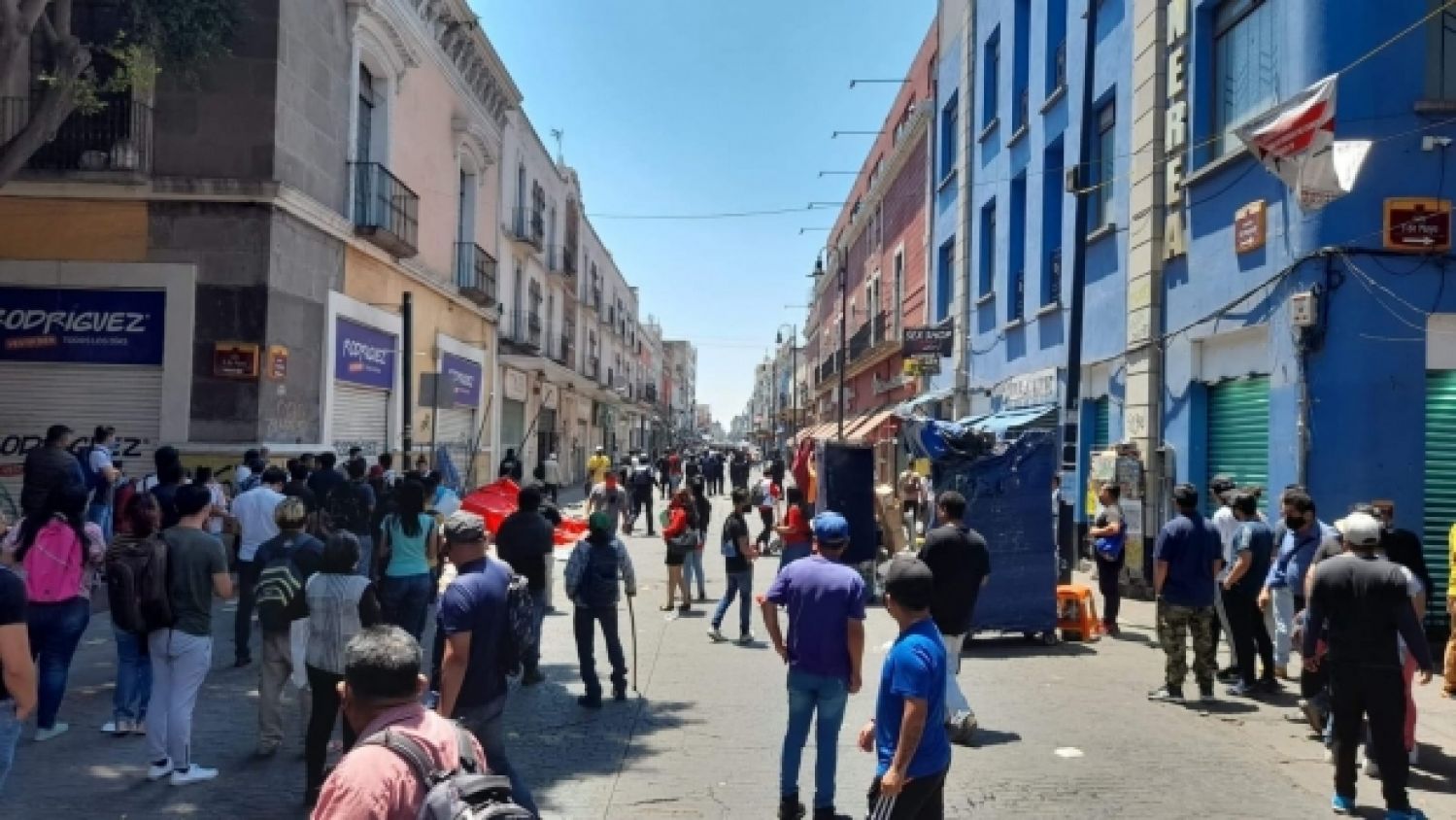 Ayuntamiento mantiene monitoreo en Centro Histórico tras trifulca entre ambulantes 