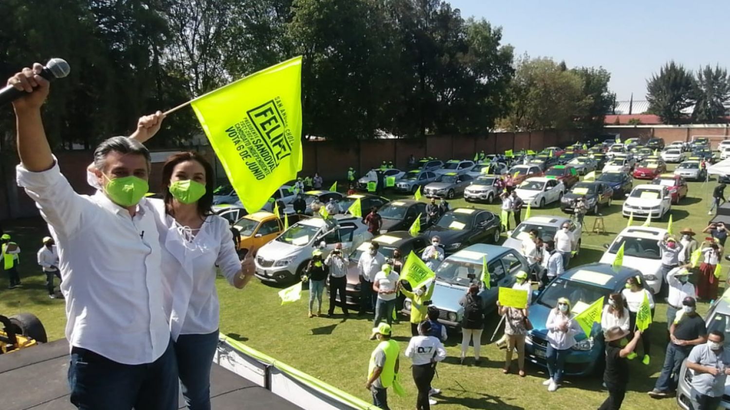 Felipe Sandoval, candidato independiente por la Alcaldía de San Andrés Cholula dio inicio a su Campaña Electoral.  