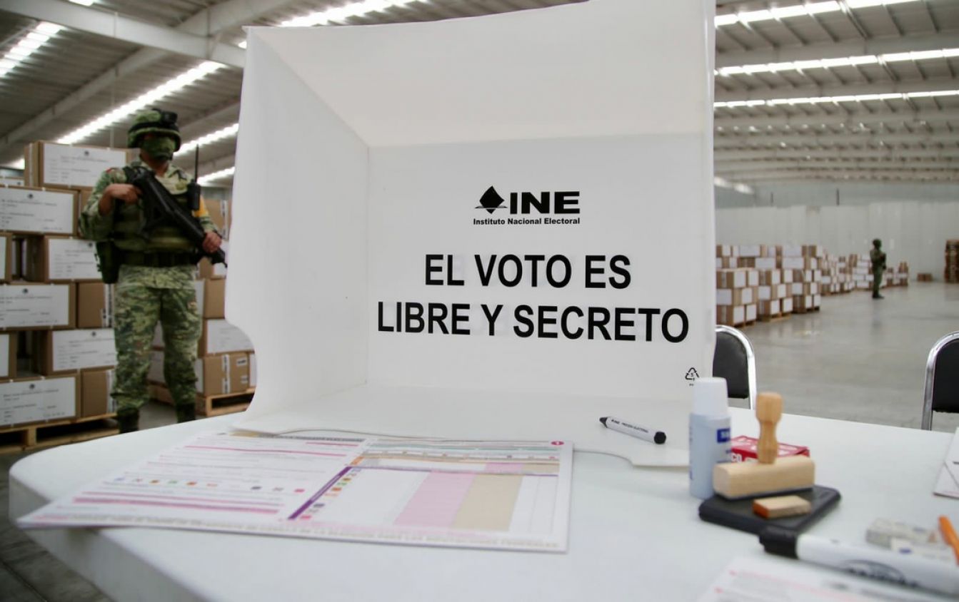 INE arranca distribución de ‘papeleo electoral’ con custodia de fuerzas armadas