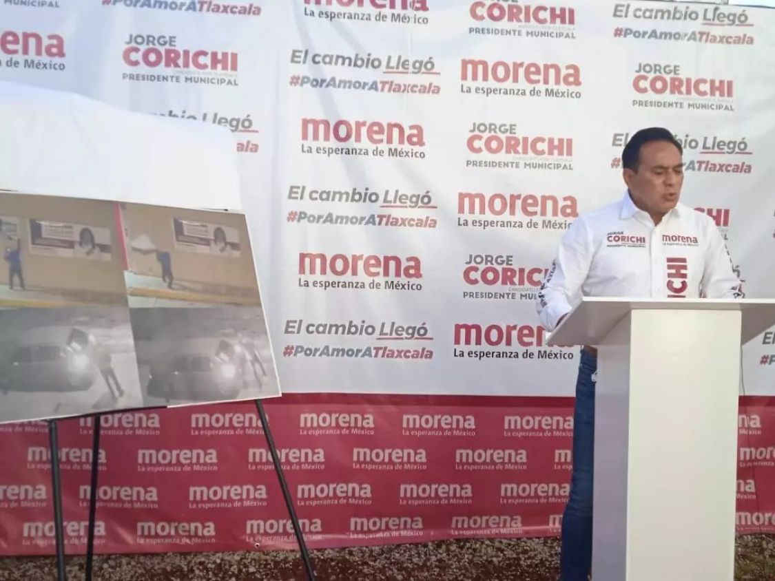 Jorge Corichi denuncia actos en contra de campaña electoral