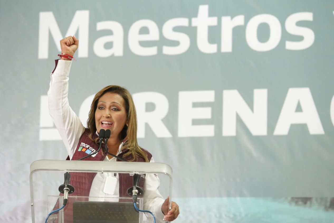 Magisterio quiere a Lorena Cuéllar como gobernadora