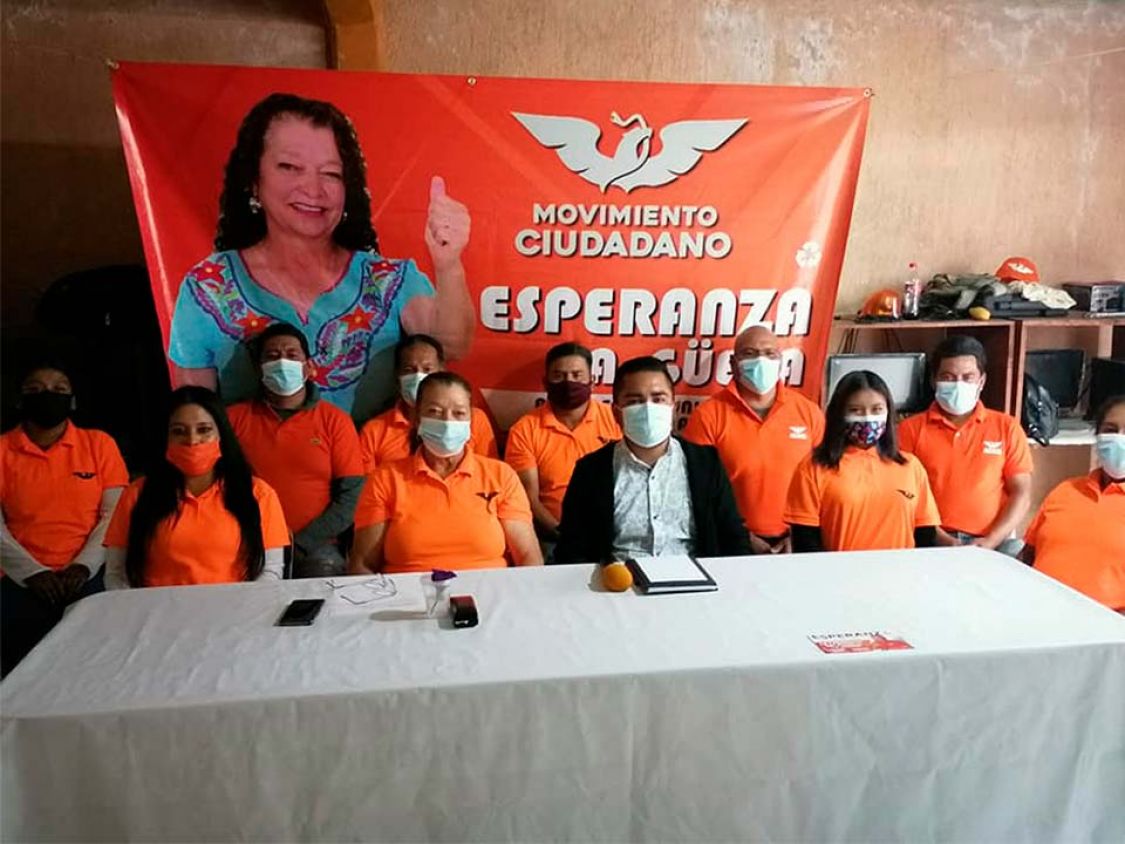 Pese a campaña austera Esperanza González abanderada por MC perfila triunfo en Domingo Arenas 