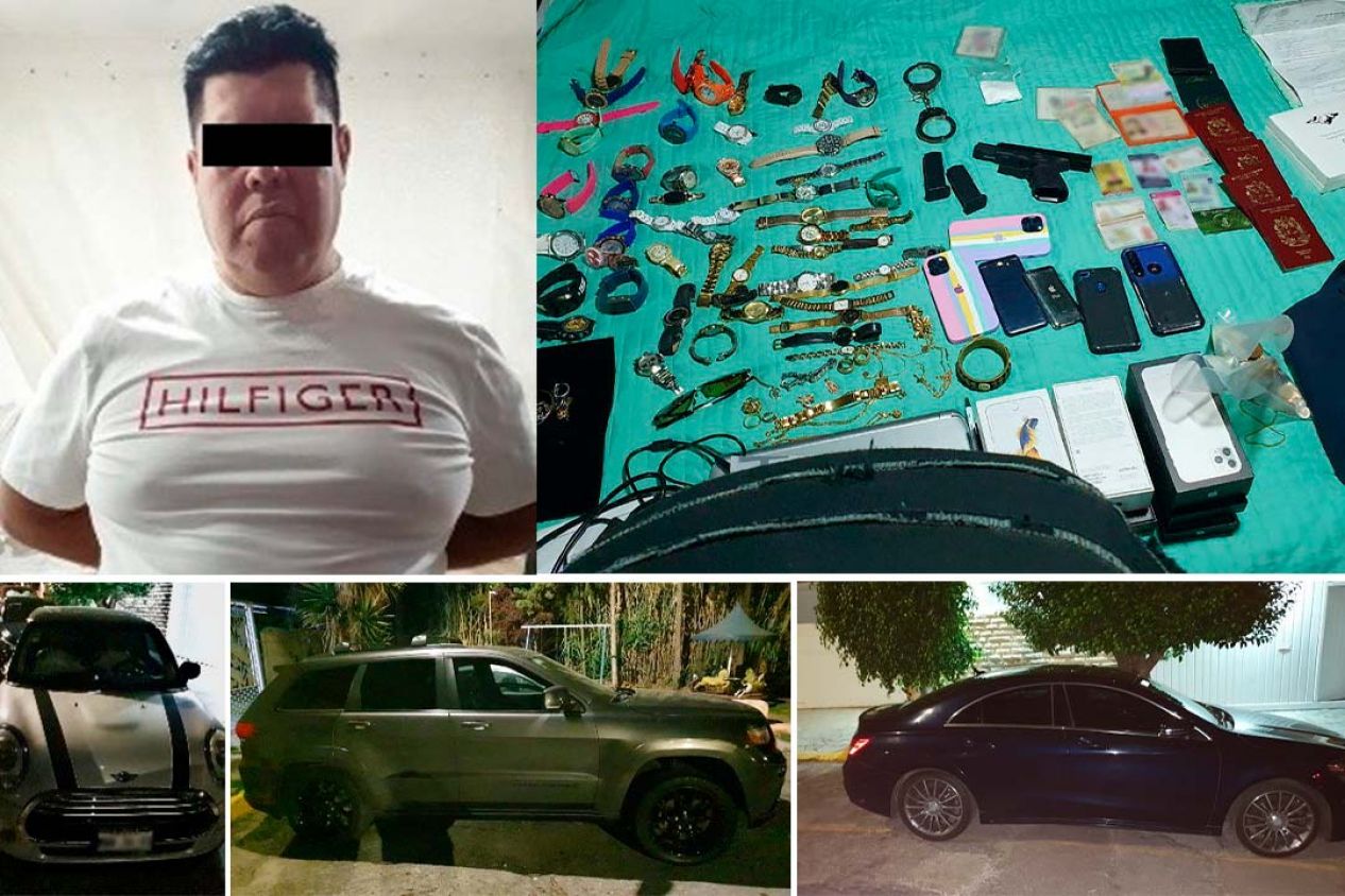 Detienen en Puebla  al actual líder de la Unión Tepito, Amado Vicente N.