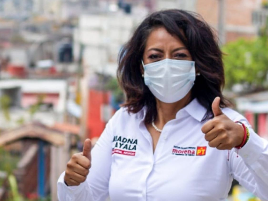 Esta de vuelta, Ariadna Ayala candidata a presidente municipal por MORENA y PT dice "Este cambio ya nadie lo detiene"