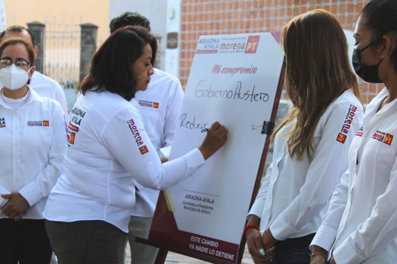 Por un Gobierno austero y alineado a la 4T Ariadna Ayala reducirá 50% el sueldo de presidenta 
