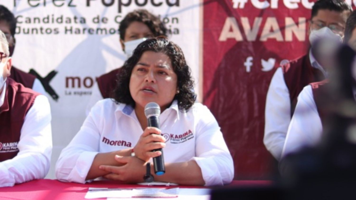 Karina Pérez Popoca, trataría de continuar fortaleciendo la seguridad de San Andrés, mediante la continuación de proyectos