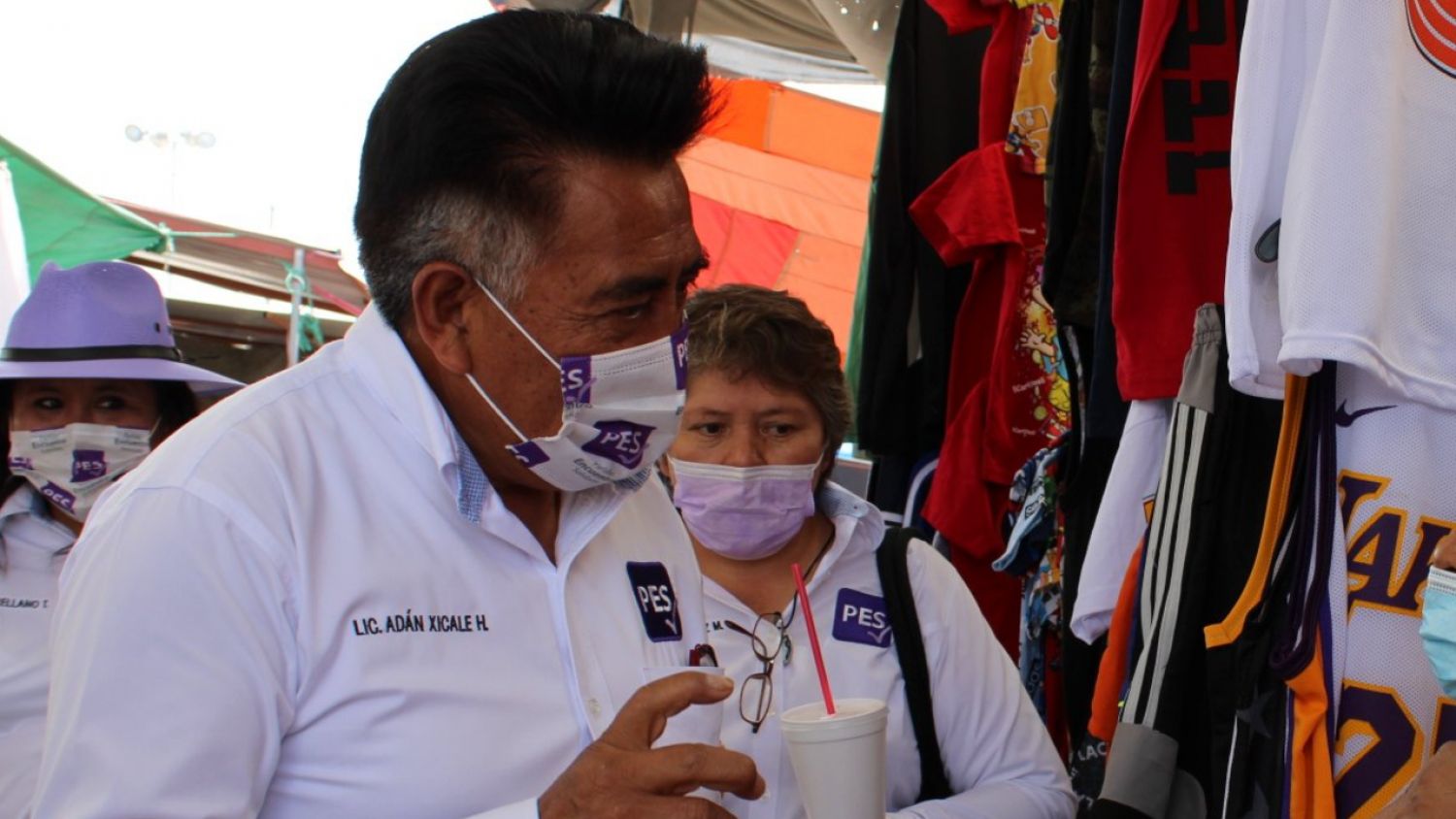 Adán Xicale maneja como propuesta de campaña brindar “espacios de calidad” a los comerciantes de San Andrés